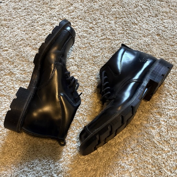 Dr. Martens Other - Doc Marten 9A52 Square Toe Black Boot Men's 11 Lace Up Preppy